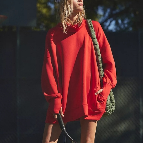 FP Movement by Free People Tops - Free People Movement Breakpoint Pullover in XS in Red